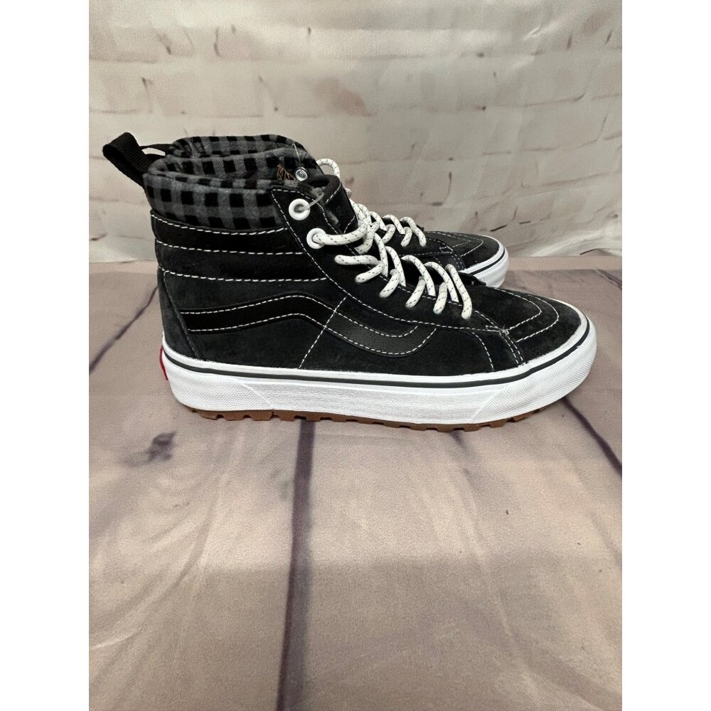 Vans Sk8 Hi MTE Sneakers Mens 5.5 Dark Gray Suede Canvas High Top Skate Shoes - Picture 3 of 14
